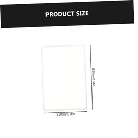 PACKOVE 24Pcs Portable Magnifying Bookmarks for Seniors Lightweight Handheld Magnifiers for Reading Newspapers Maps and Magazines Convenient Magnifying Tools