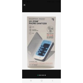 Sharper Image UV-Zone Phone Sanitizer NIB