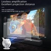 Mini Projector with Wifi and Bluetooth, Portable Movie Projector with