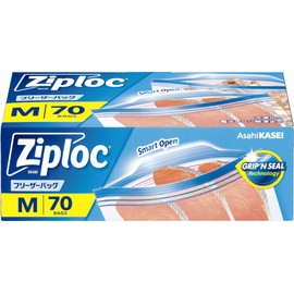 Ziploc Freezer Bags, M, 70 Count