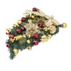 Christmas Inverted Tree Wreath Door Hanging Electroplated Ball Rattan Garland