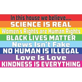 In This House We Believe - Mini Poster - 11" x 17"