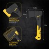 LEXIVON V10 Camping Hatchet, 10-Inch Axe | Ergonomic TPR Grip,