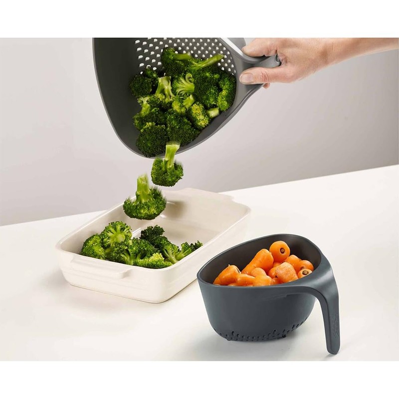 Joseph Joseph Nest Set di 2 colini, colino per alimenti,