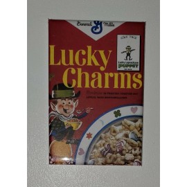 Lucky Charms Vintage Cereal Refrigerator Magnet 2" by 3" fridge locker