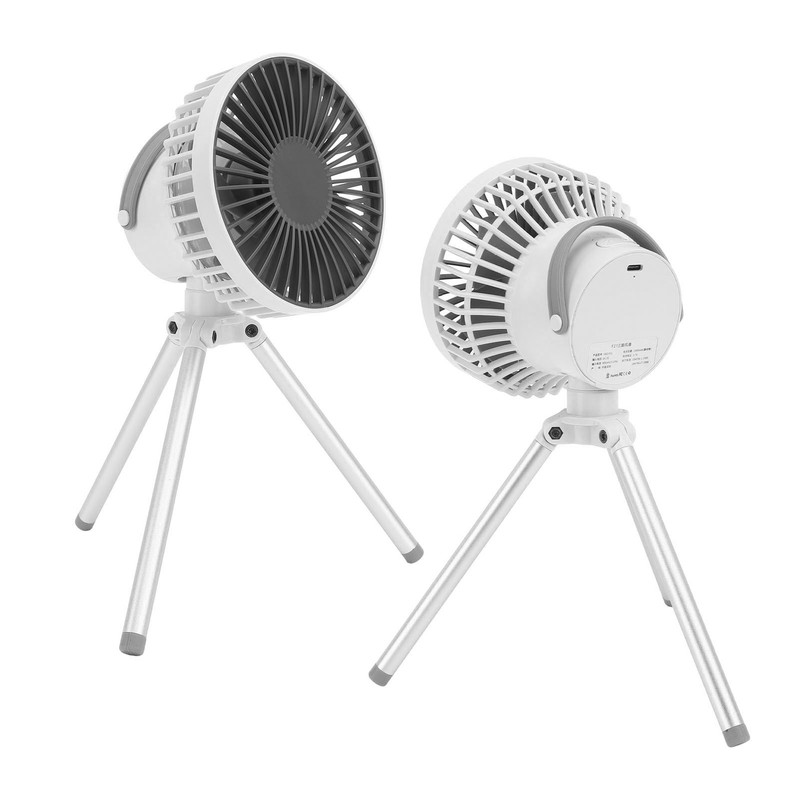 Outdoor Camping Fan 2000mAh Mini Outdoor Multifunctional Camping Tripod Fan