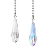 VGOL 2PCS Light Pull Cord Water Drop Pendant Light Switch