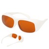 Safety Laser Glasses 532nm 1064nm Wavelength Protective Goggles Wearproof for