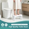 Poop Stool Toilet White Adults for Bathroom, 5.9" to 8.5"