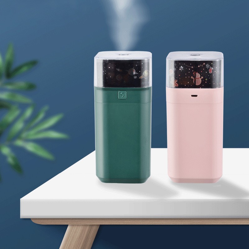 Starlight Humidifier Ultrasonic LED Night Light Silent 300ml Dual Mode