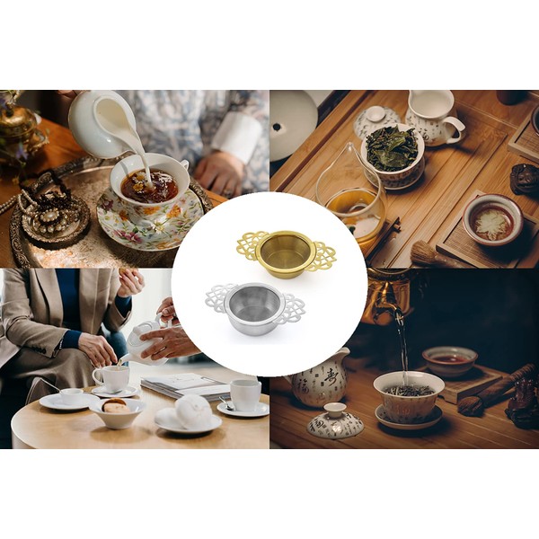 Tea Strainer, 2 Pack Stainless Steel Loose Leaf Tea Infuser