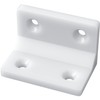 40 PCS Right Angle Brackets Plastic Corner Brackets for Furniture