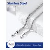 PROSTEEL Mens Necklace Chain Cool Chains Stainless Steel Necklaces 24