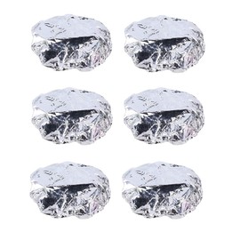 Gorra de tratamiento de aceite caliente desechable BeauPrety, de aluminio, con tapa térmica para acondicionar el cabello (plata), Plateado, 30x30x0.1cm.