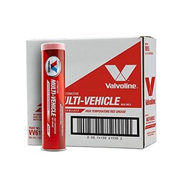 Valvoline Multi-Vehicle High Temperature Red Grease 14.1 OZ Cartridge, Case of 10