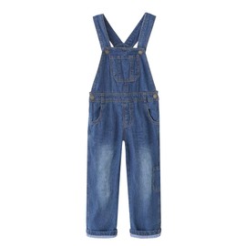 GRANDWISH Boys Girls Dungarees Blue Denim Bib Overalls 10 Years