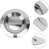 Menax - Set of 12 Snack Plates in Stainless Steel