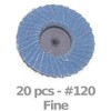 Canadian Tool and Supply (20-Pack) 2-Inch #120 Grit Zirconia Alumina