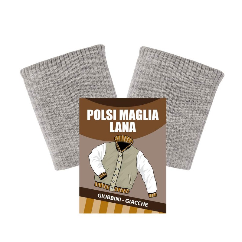 Wrist Replacement Wool - 1 Pair (Light Grey)