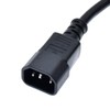 Toptekits C14 to 5-15R Power Cord, IEC320 C14 to NEMA