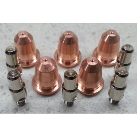 PlasmaDyn 10pc Plasma Cutter Tip set for RAZORWELD TRF45-6-CC1, RWPR-0110, RWPD-0116-8