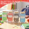 4 Pack 16 oz Back to School Glass Cups, Composition