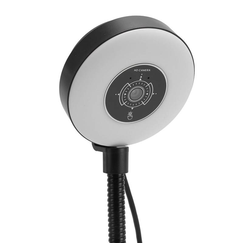 Ouitble Webcam with Light 8MP USB Web Cam PC Streaming