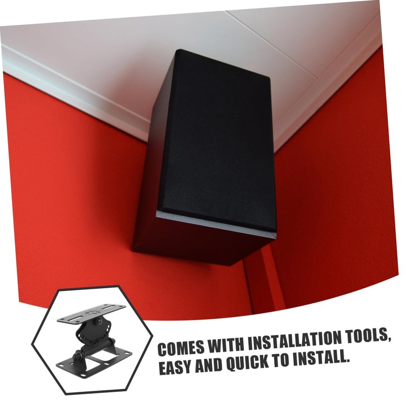 CIYODO Sturdy Speaker Shelf Wall Mount Rotatable Speaker Bracket for