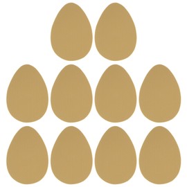 HARFINGTON 5 Pairs Non-Skid Shoe Pads 3.5"x2.6" No Slip Shoe Grip Stick Sole Protector Silicone Cushion Self-Adhesive for Men and Women, Khaki