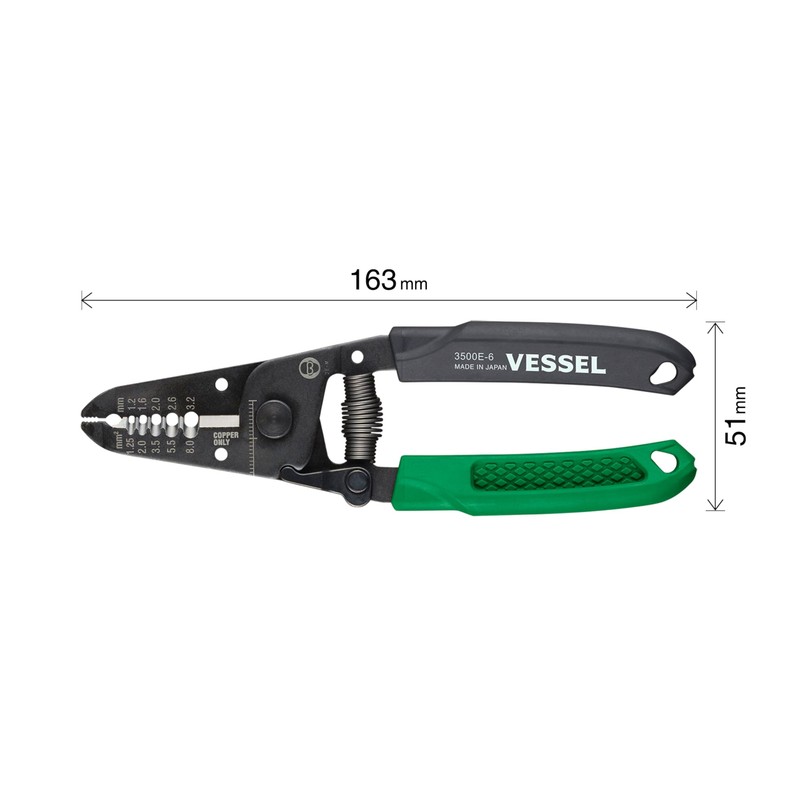 VESSEL 3500E-6 Wire Stripper