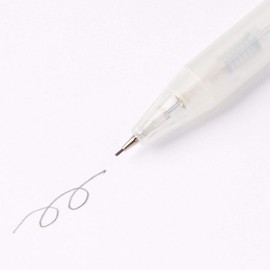 MUJI 82208139 Mechanical Pencil, Translucent, 0.02 inch (0.5 mm) Lead Diameter