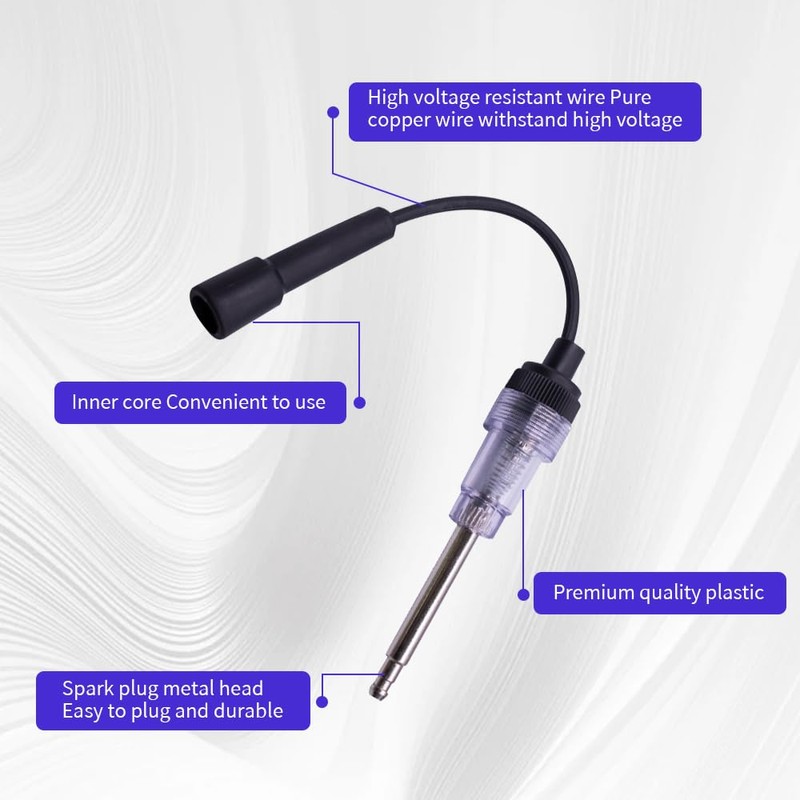 lnline Spark Plug Tester, Plug-in Engine Ignition Tester, Engine Verification-Armature