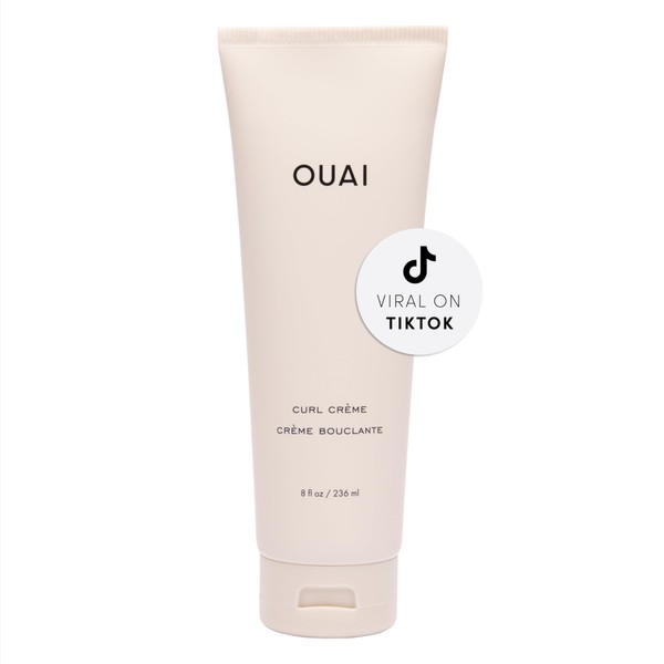 OUAI Curl Cream - Curl Defining Cream for Hydrated, Shiny