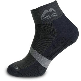 More Mile Preventer Mens Running Socks Double Layer 3 Pack Anti Blister Twin Skin