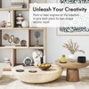 Slate Drink Coasters with Metal Holder, GOH DODD Set of