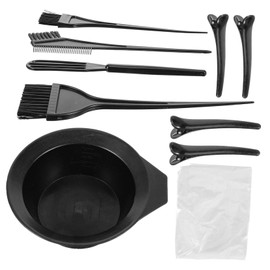 FOMIYES Hair Coloring Kit 10pc Hair Dye Tools Easy to Use Material Stable Performance