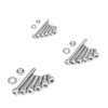 304 Stainless Steel Screws Nuts and Washers 1200PCS, Sutemribor M2