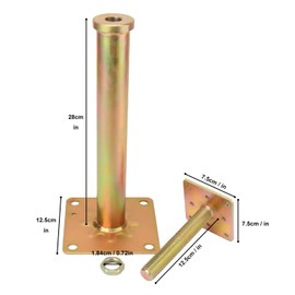 Biugaaufai 4 PCS House Floor Jacks Post Pole, 11" - 16" Adjustable House Jacks for Leveling, 4 ton Min and Max Height Capacity, Rugged Design, Ideal for Basement, Home Renovations