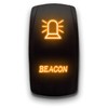 Beacon - Orange - Laser Etched Toggle Switch 20A 12V