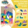 Ainiv Wooden Puzzle Puzzle Games, Wooden Stacking Puzzle, Montessori Toy