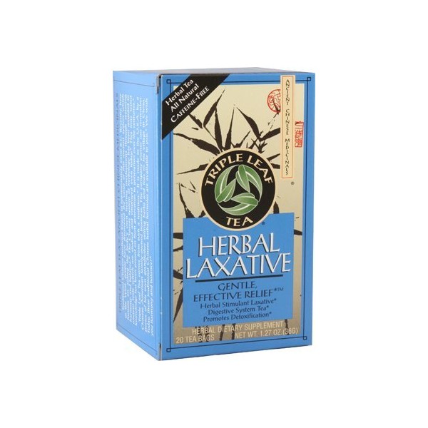 Triple Leaf Tea Herbal Laxative 20 Bag (6 Pack)