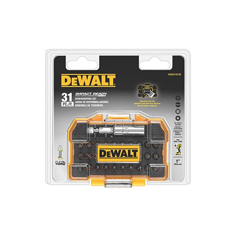 JUEGO DE PUNTAS Flex TORQ DE IMPACTO DWAX101IR DEWALT