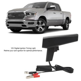 Digital Timing Light, 12V Automotive Ignition Timing Light with LED Display, Portable Inductive Strobe Timing Light Gun, Automotive Tool for Car, Motorcycle, Marine