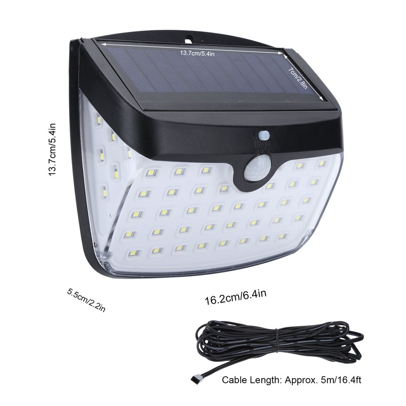 GY003‑1 Waterproof Solar Light 50LED Wall Lamp Separable Motion Sensor