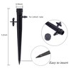 100 Pcs Drip Irrigation Emitters, 1/4" Inch Universal 360 Degree