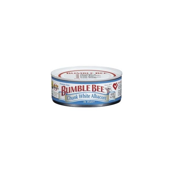 BUMBLE BEE CHUNK WHITE ALBACORE (in water) 5oz 6pack