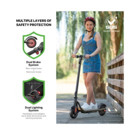 Megawheels Adult Electric Scooter High Speed 25KM/H Long Range Folding E-scooter Waterproof - S10 5.2AH