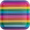 Rainbow Birthday Party Supplies for 16 Guests, Rainbow Plates, Napkins,