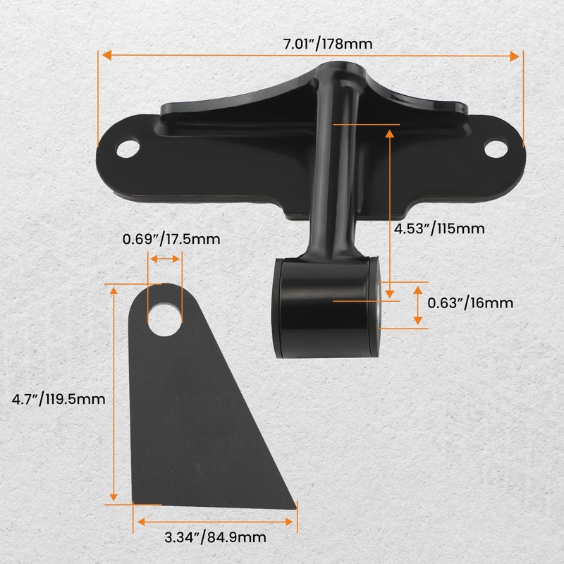 maXpeedingrods Pair Engine Swap Weld-in Motor Mounts Kit for Ford