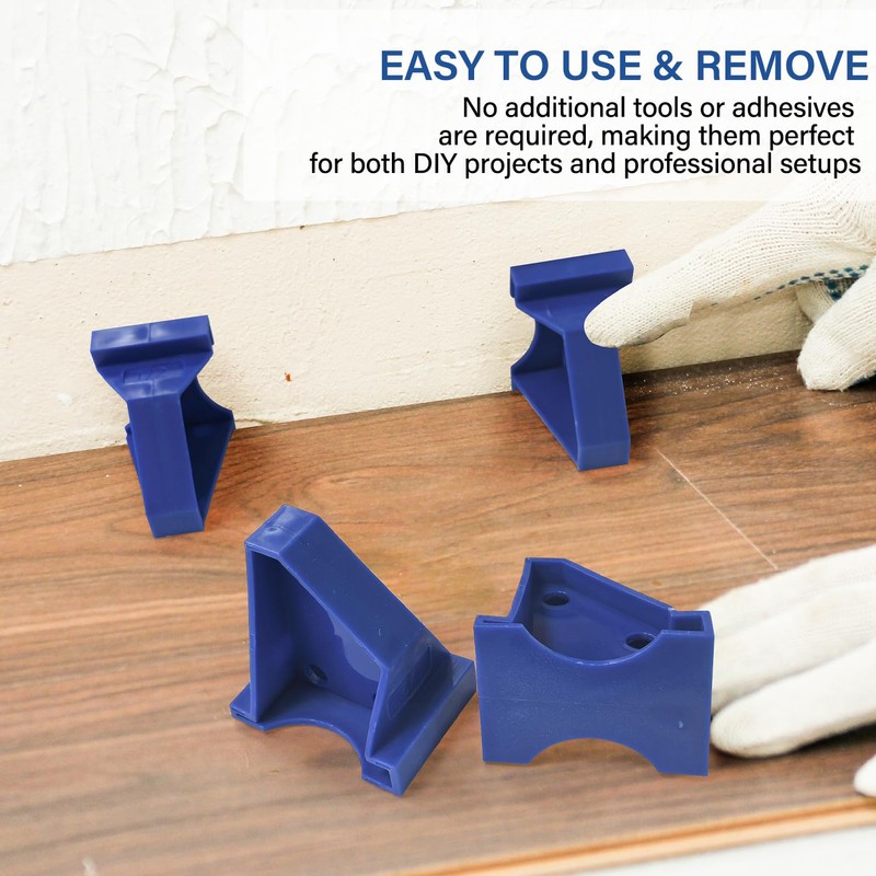 Socpuro 40 Pack Flooring Spacers, Laminate Wood Flooring Spacer Tool